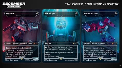 Unleashing the power of Secret Lair Transformers cards
